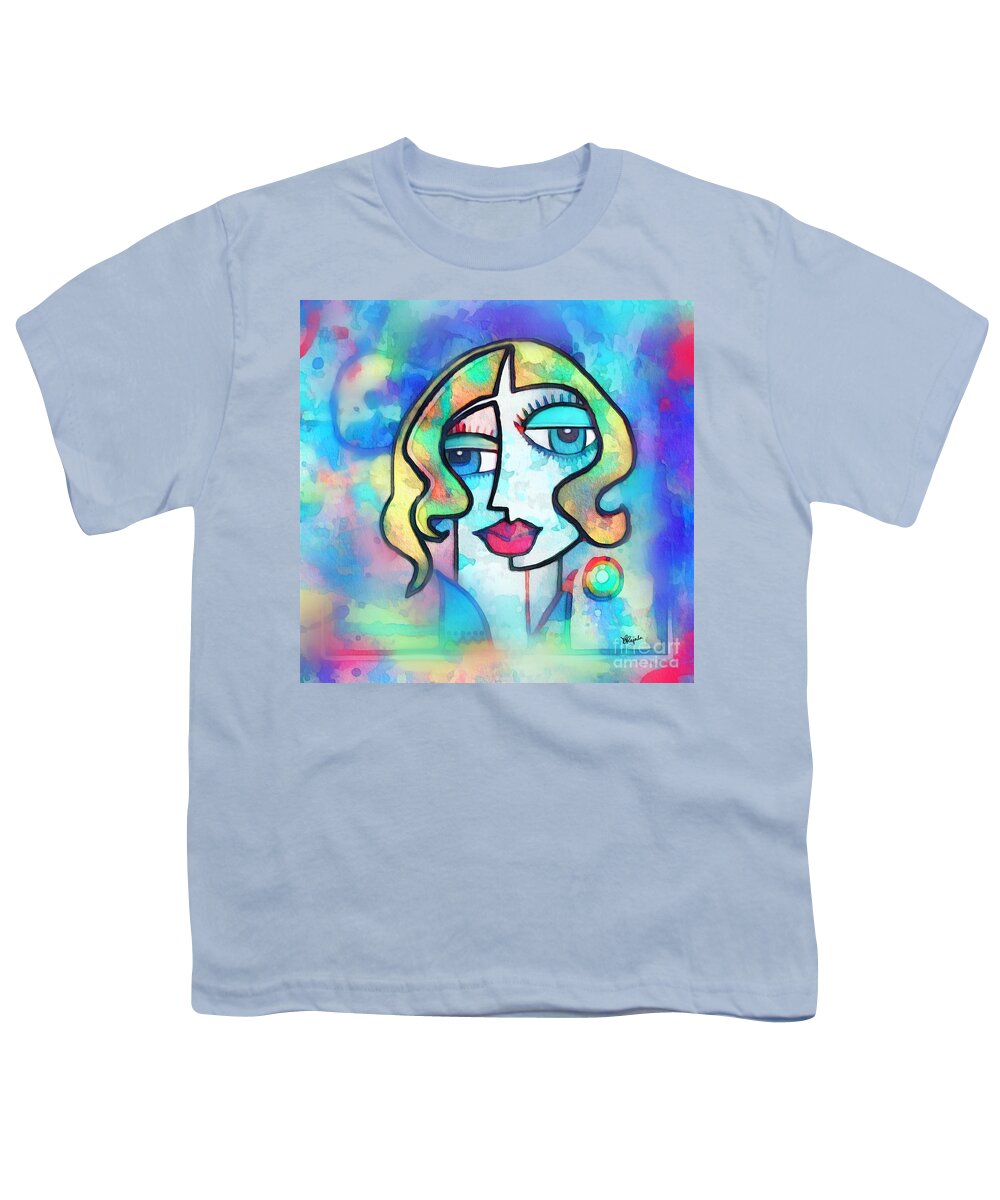 Painted Lady Youth T-Shirt featuring the digital art Ethereal by Diana Rajala