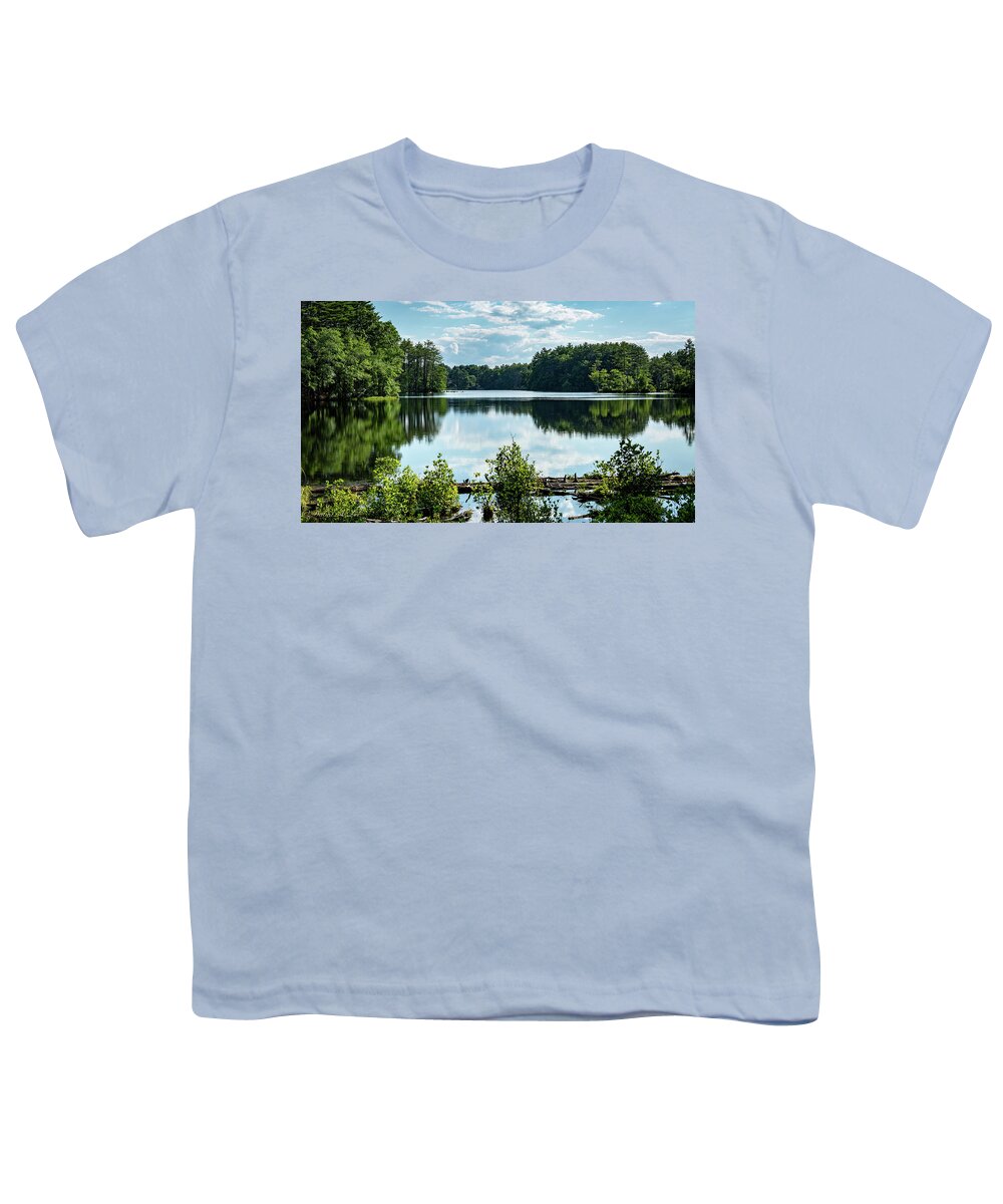 Landscape Youth T-Shirt featuring the photograph Field Pond by David Lee