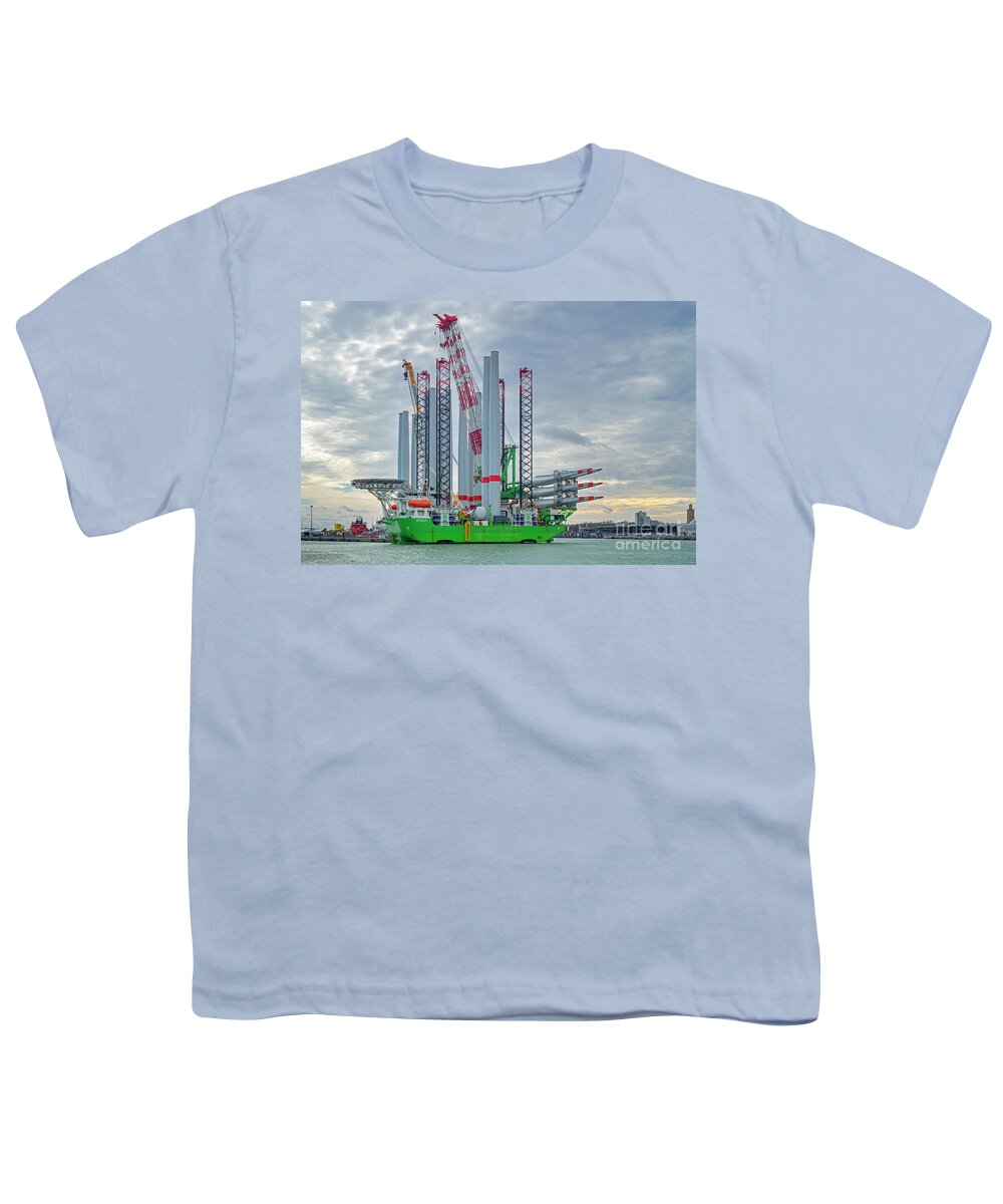 Installation Vessel Youth T-Shirt featuring the photograph Installation Vessel Apollo by Arterra Picture Library