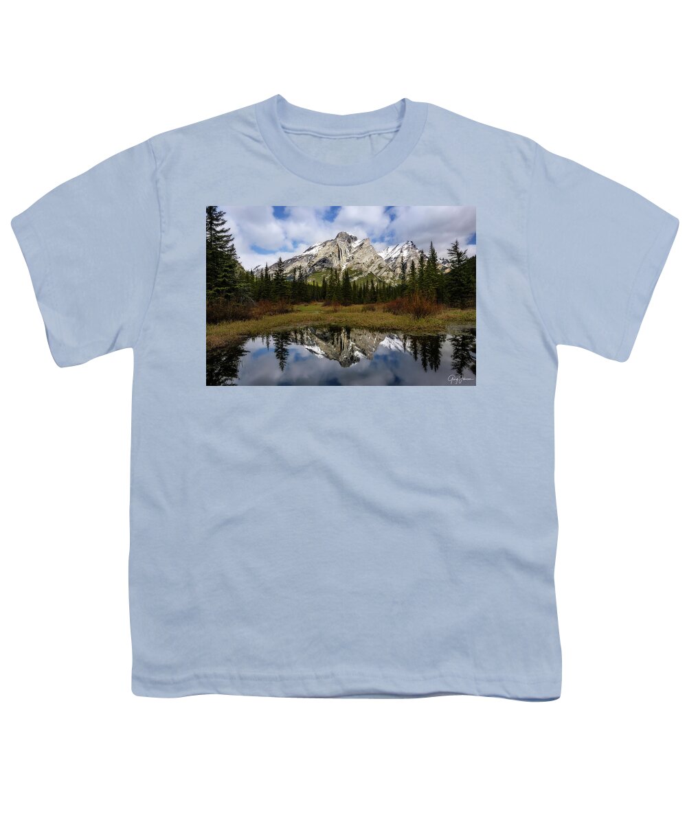 Kidd-mountain Youth T-Shirt featuring the photograph Kidd Mountain by Gary Johnson