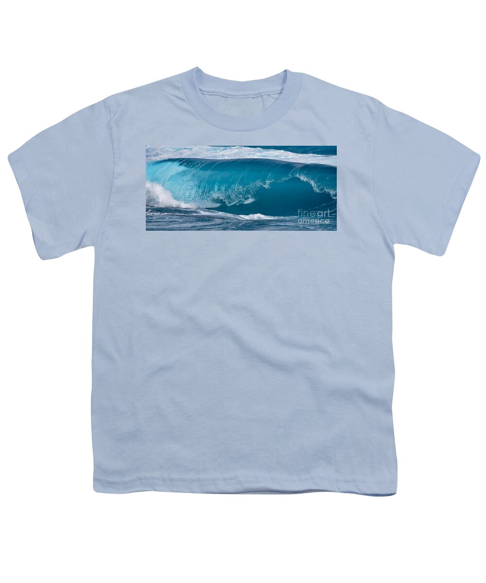 Waves Youth T-Shirt featuring the photograph Life of a Wave Roll by Debra Banks