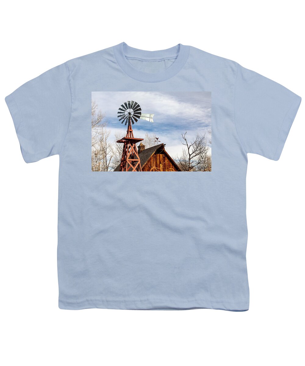 Littleton Museum Youth T-Shirt featuring the photograph Littleton Museum by Jim West