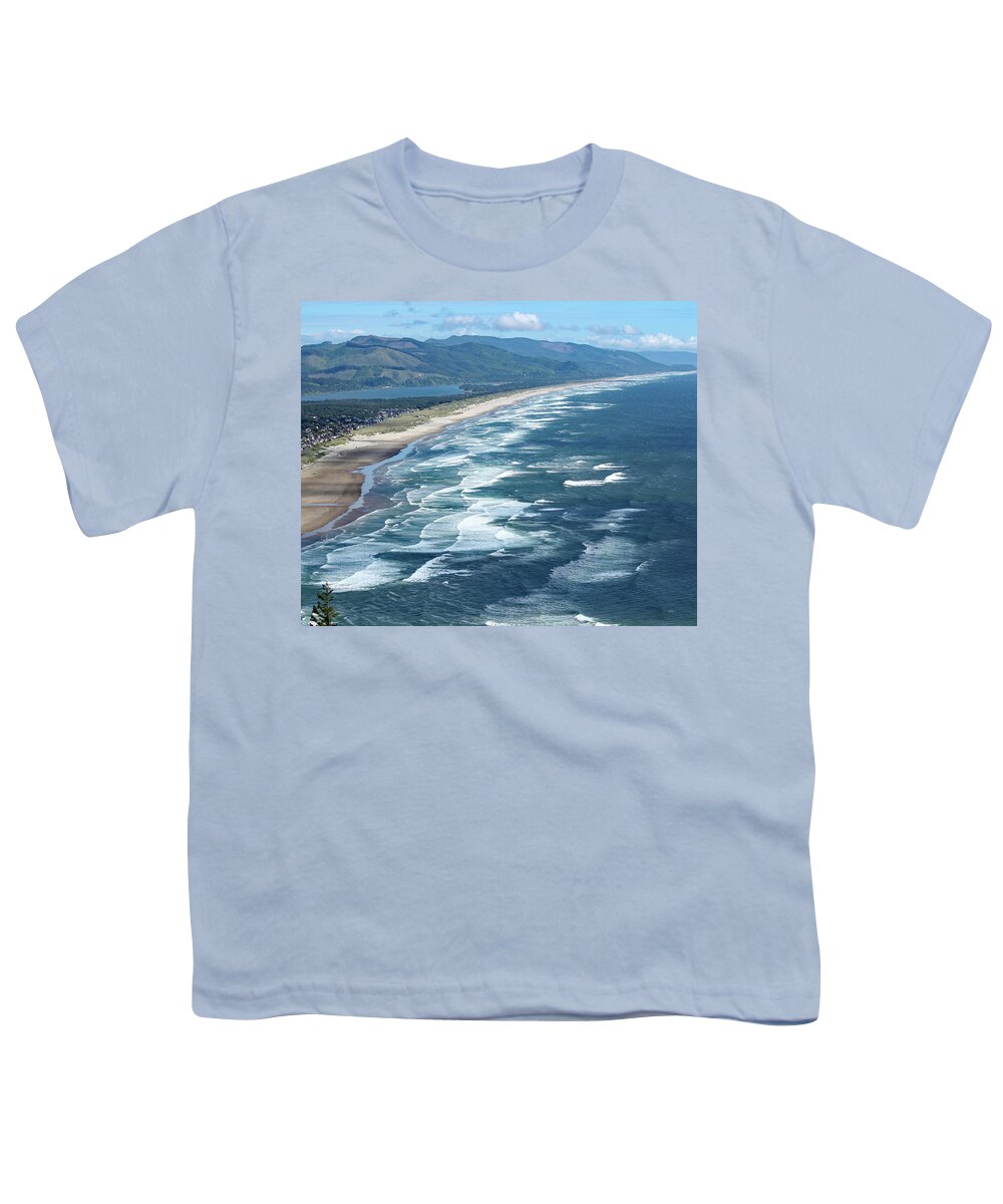 2016 Youth T-Shirt featuring the photograph Northern Oregon Coast by Gerri Bigler