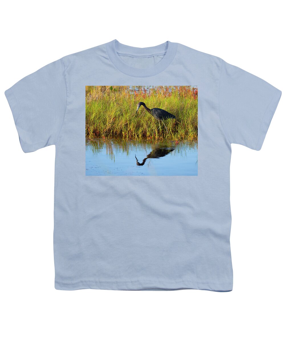 R5-2614 Youth T-Shirt featuring the photograph Reflecting on Life by Gordon Elwell
