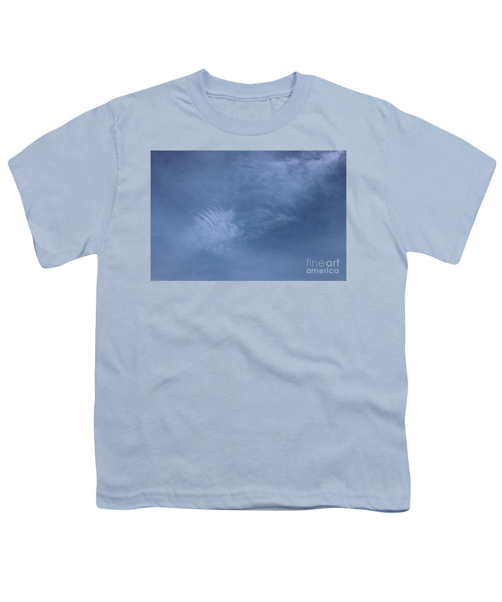 Clouds Youth T-Shirt featuring the photograph Sky Feather by Kimberly Furey