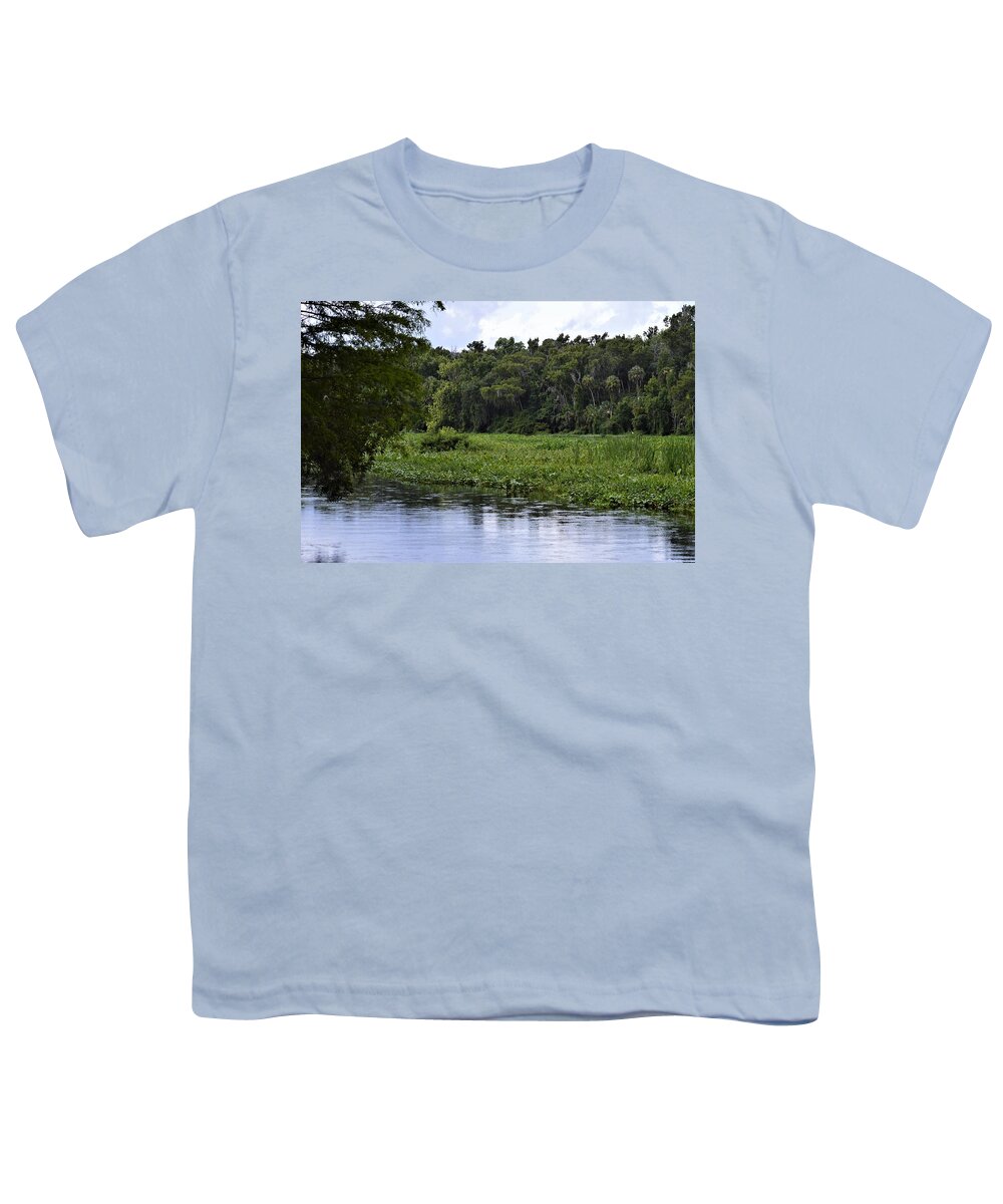 Southbound On The Wekiva River Youth T-Shirt featuring the photograph Southbound on the Wekiva River by Warren Thompson
