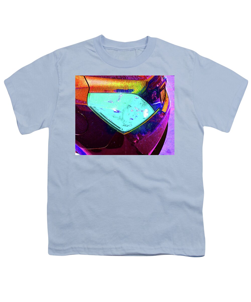 Car Youth T-Shirt featuring the photograph Tail Light by Andrew Lawrence