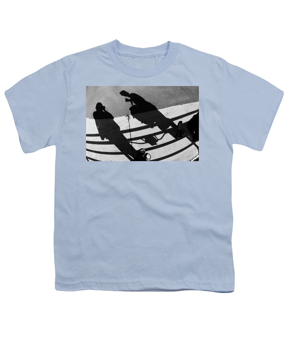 Waiting Youth T-Shirt featuring the photograph Two Feet by Jim Whitley