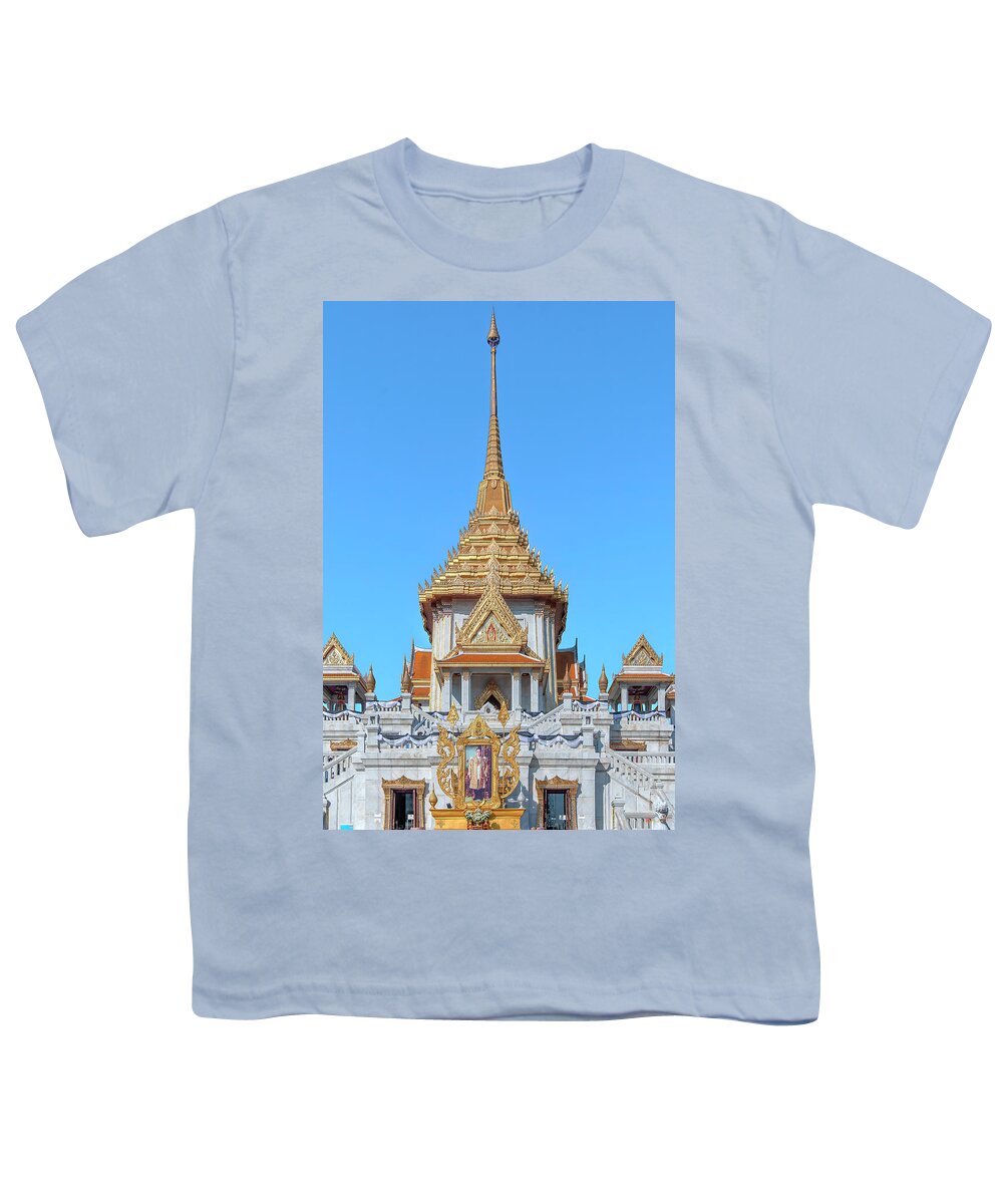Scenic Youth T-Shirt featuring the photograph Wat Traimit Phra Maha Mondop of the Golden Buddha DTHB2285 by Gerry Gantt