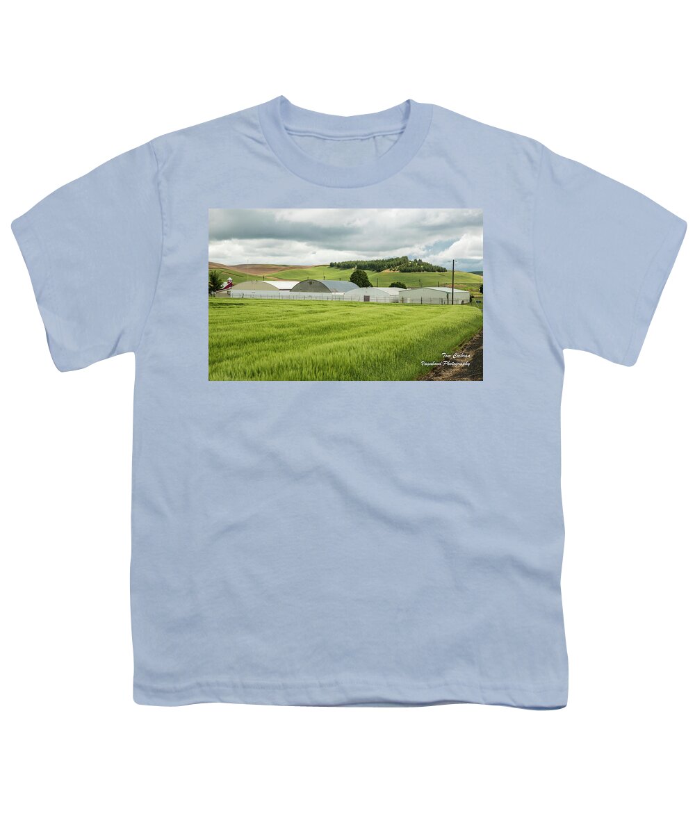 Whitman County Fairgrounds Youth T-Shirt featuring the photograph Whitman County Fairgrounds by Tom Cochran