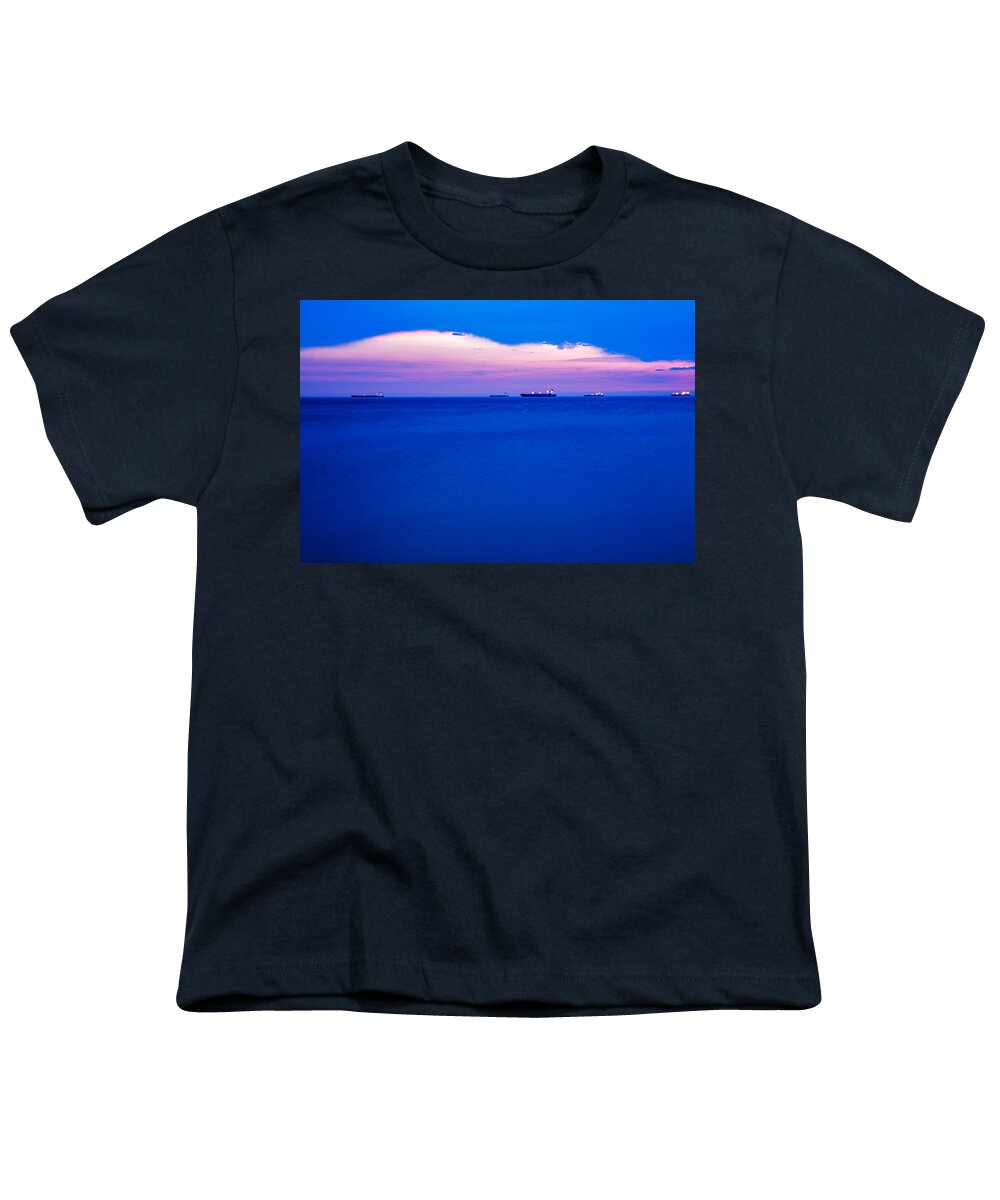 Trieste Youth T-Shirt featuring the photograph Sunset over Trieste Bay #2 by Ian Middleton