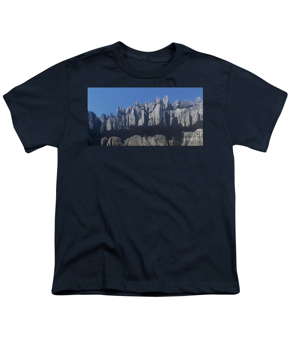 Prott Youth T-Shirt featuring the photograph Tsingy de Bemaraha Madagascar by Rudi Prott