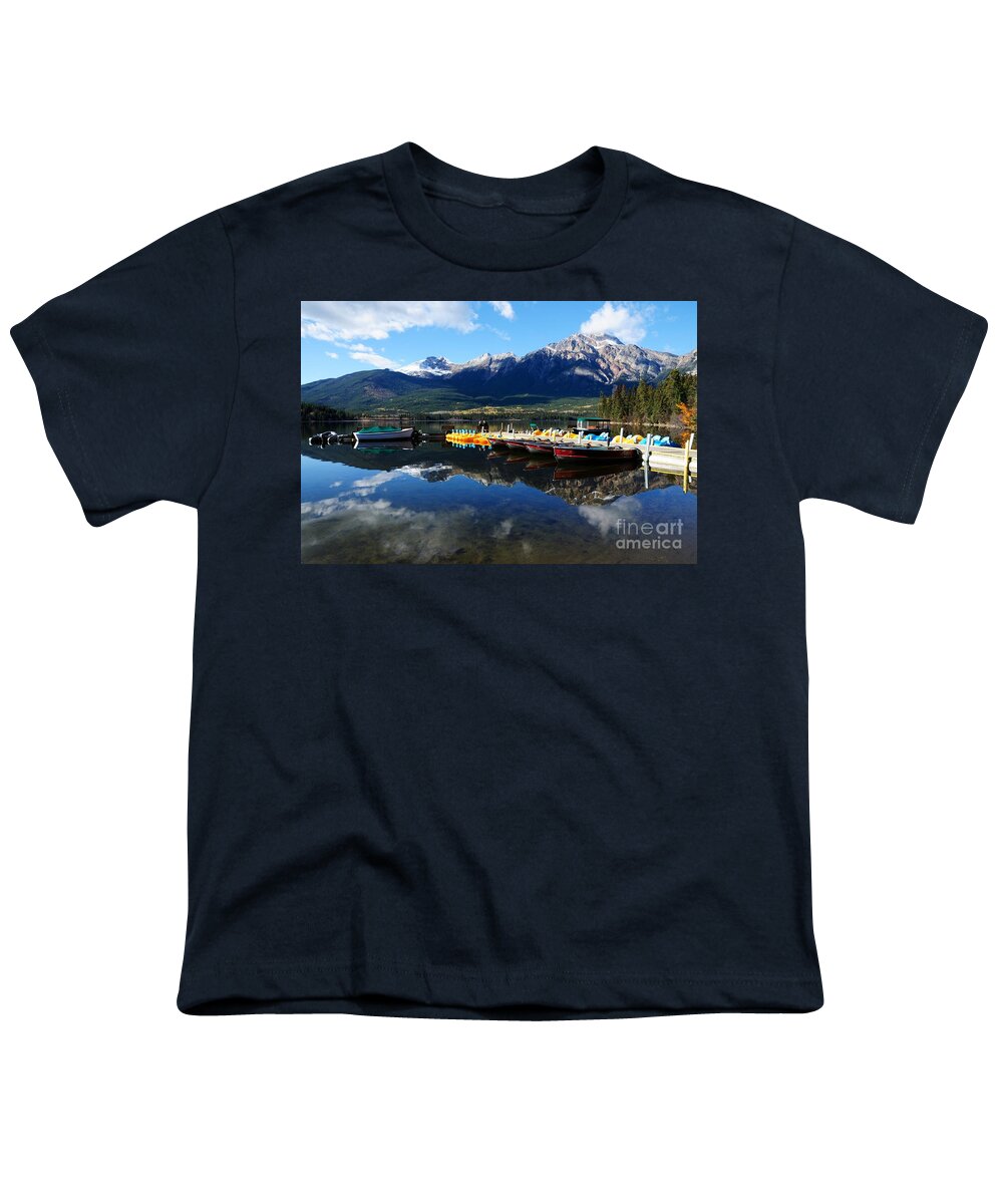 Mountain Youth T-Shirt featuring the photograph An Autumn Float Would be Fun by Vivian Christopher