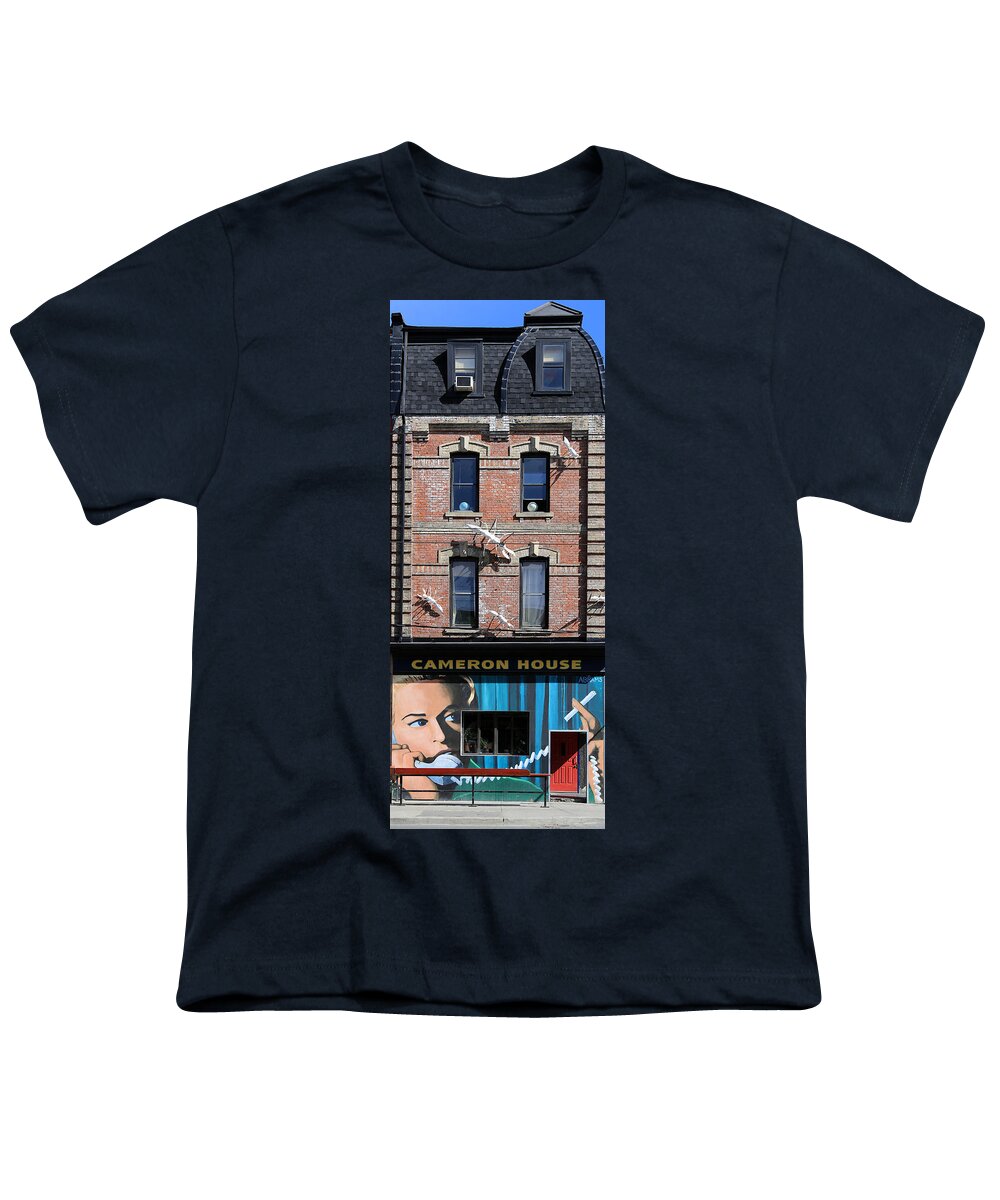 Toronto Youth T-Shirt featuring the photograph Cameron House 2 by Andrew Fare