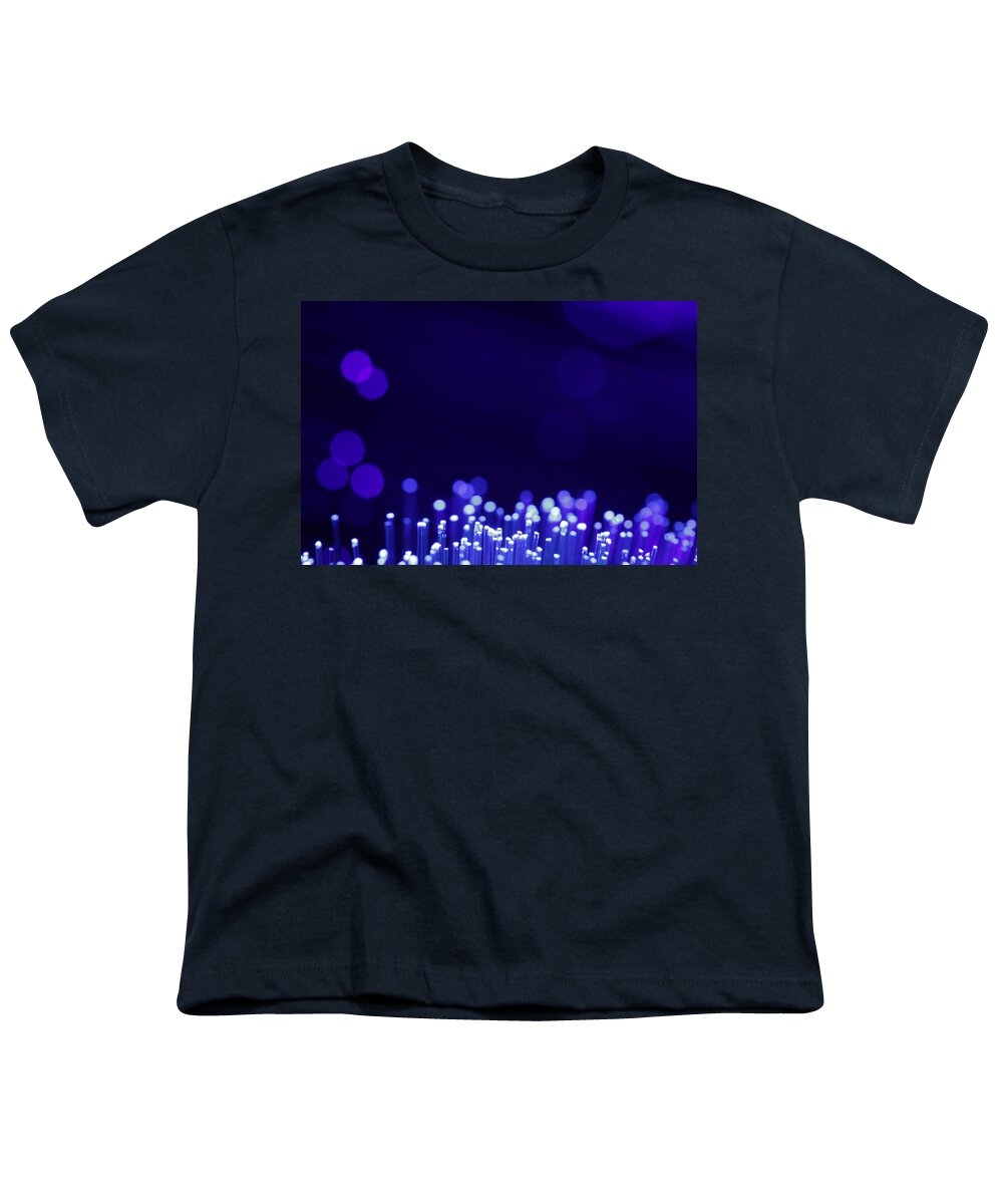 Abstract Youth T-Shirt featuring the photograph Deep Purple by Dazzle Zazz