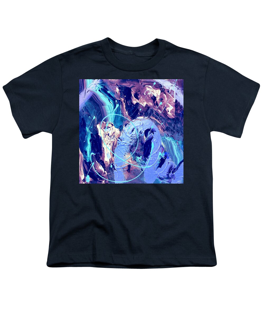 Extraction Youth T-Shirt featuring the painting Extraction by Dominic Piperata