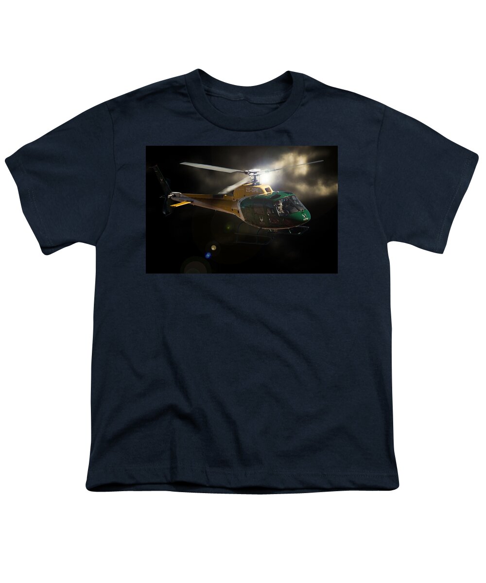 Aviation Youth T-Shirt featuring the photograph Green and Yellow by Paul Job