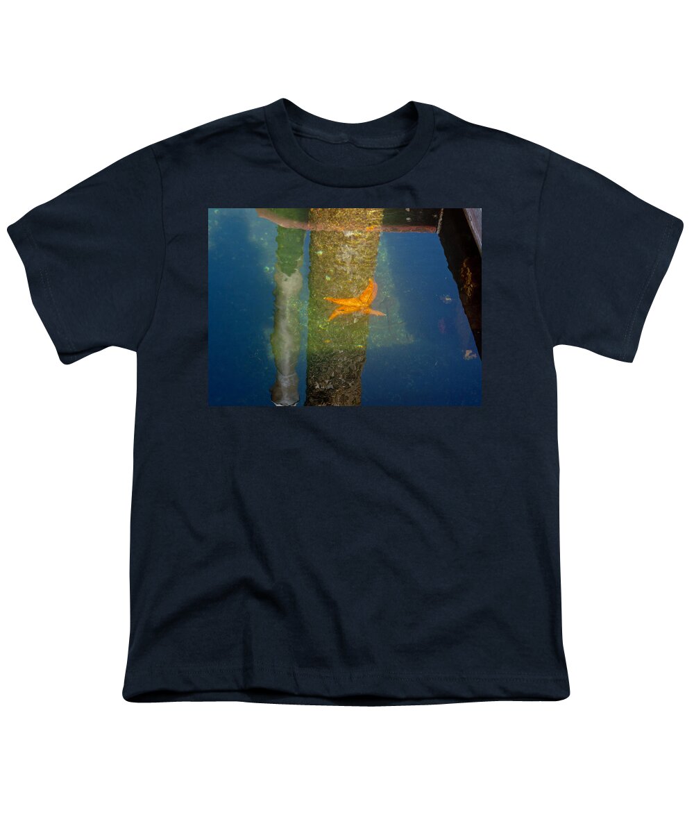 Gig Harbor Youth T-Shirt featuring the photograph Harbor Star Fish by Tikvah's Hope