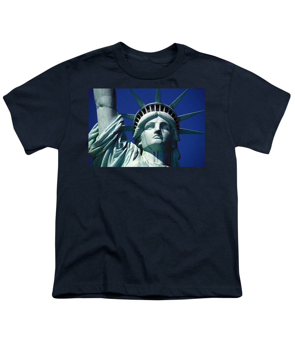 Lady Liberty Youth T-Shirt featuring the photograph Lady Liberty by Jon Neidert