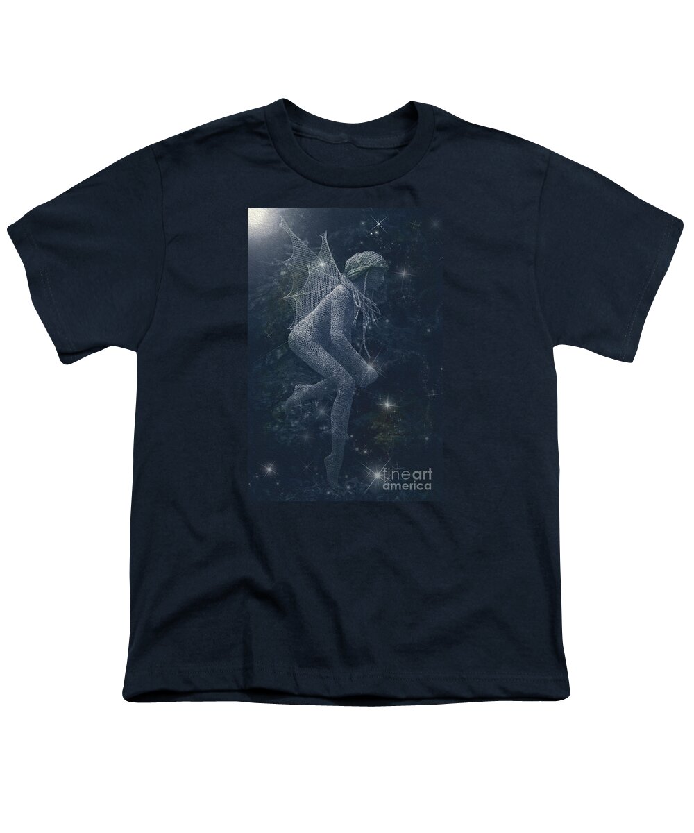 Clare Bambers Youth T-Shirt featuring the photograph Mystical Fairy by Clare Bambers