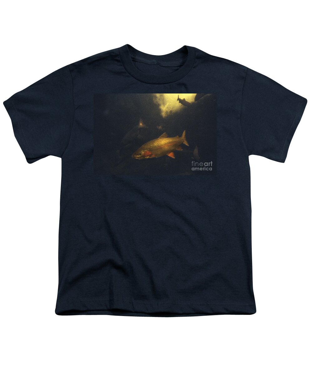 Animal Youth T-Shirt featuring the photograph Rainbow Trout by Ron Sanford