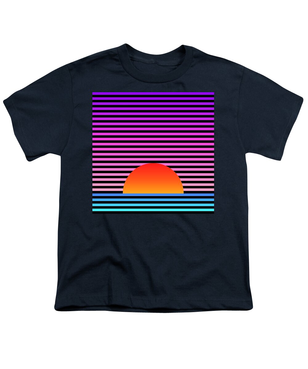 Sunset Youth T-Shirt featuring the digital art Sunset by Lyle Hatch