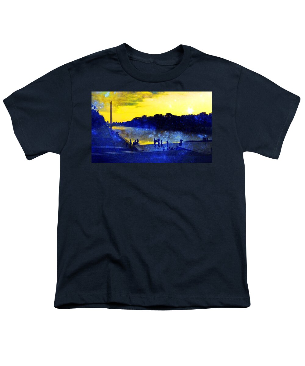 D.c. Youth T-Shirt featuring the digital art Then The Light Came Swiftly by Kevyn Bashore