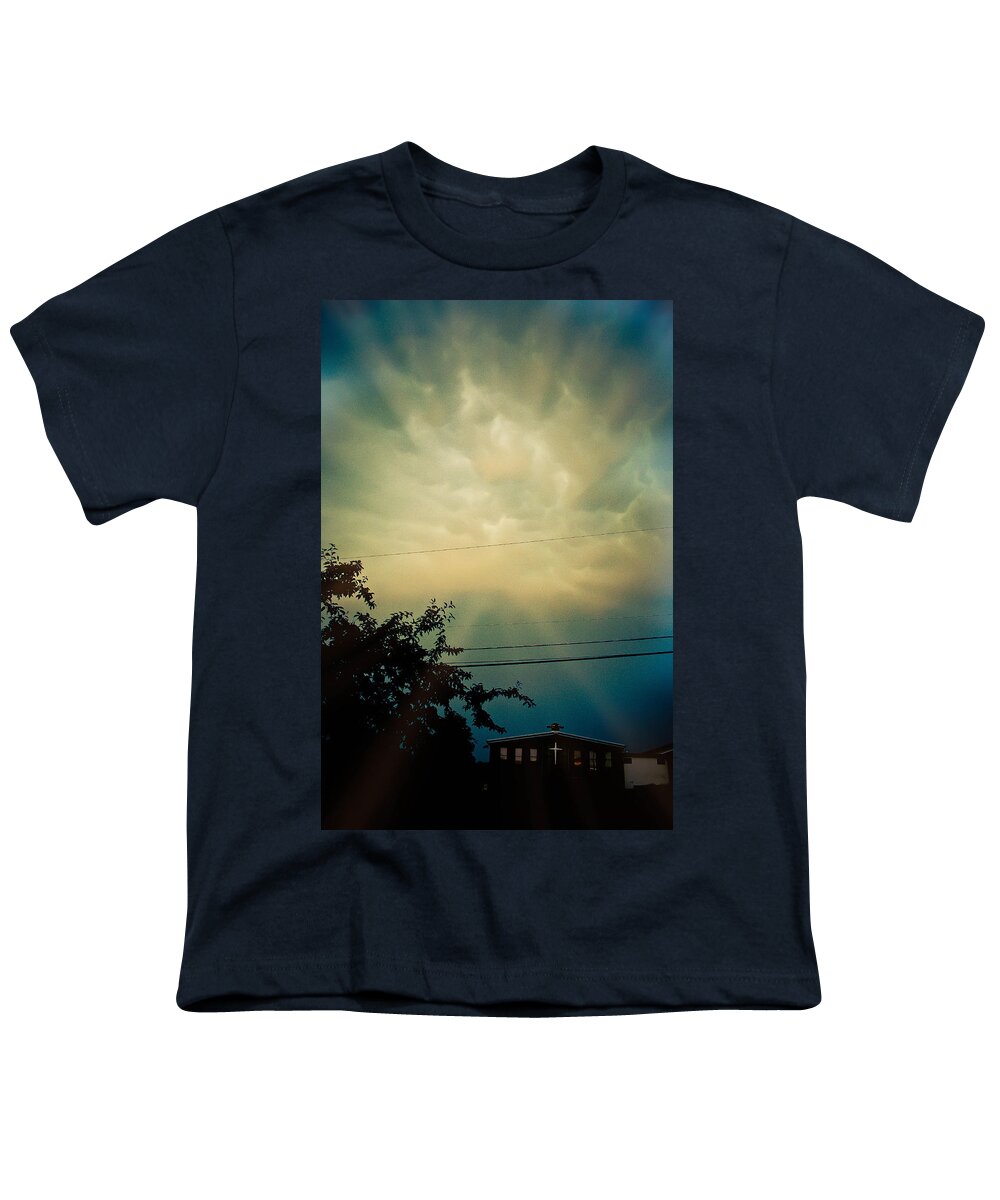 Cloud Youth T-Shirt featuring the photograph Amazing Trinity by Trish Tritz