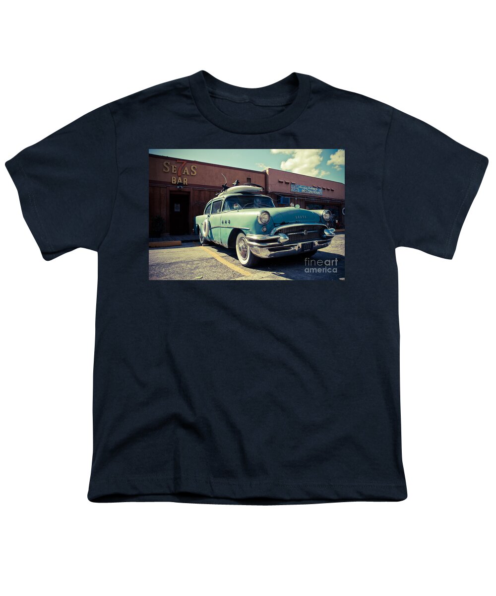 Miami Youth T-Shirt featuring the photograph Buick by Hannes Cmarits