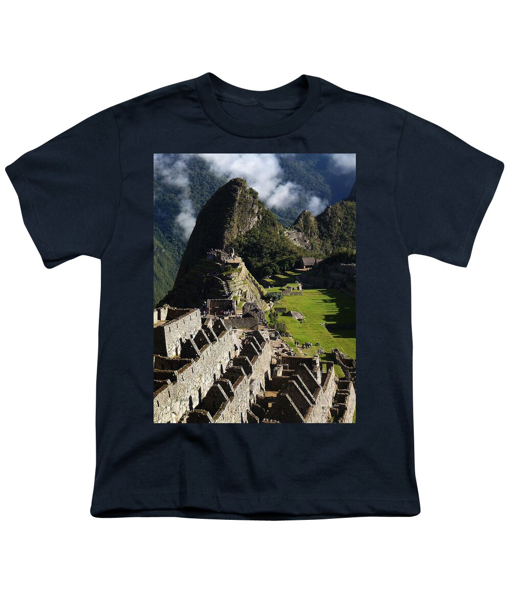 Peru Youth T-Shirt featuring the photograph Machu Picchu Peru 7 by Xueling Zou