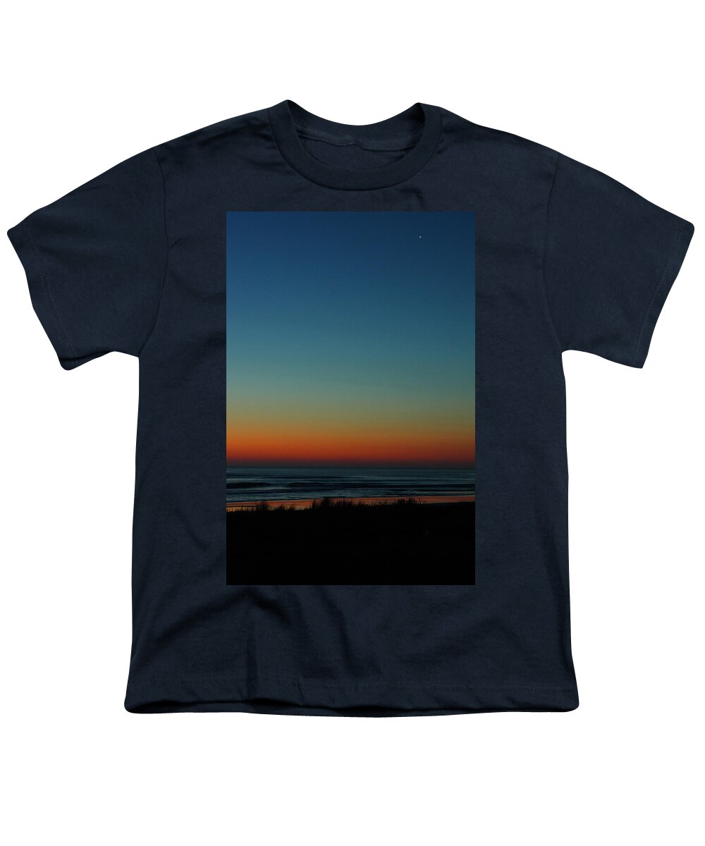 Atlantic Coast Youth T-Shirt featuring the photograph Venus And Atlantic Before Sunrise by Daniel Reed