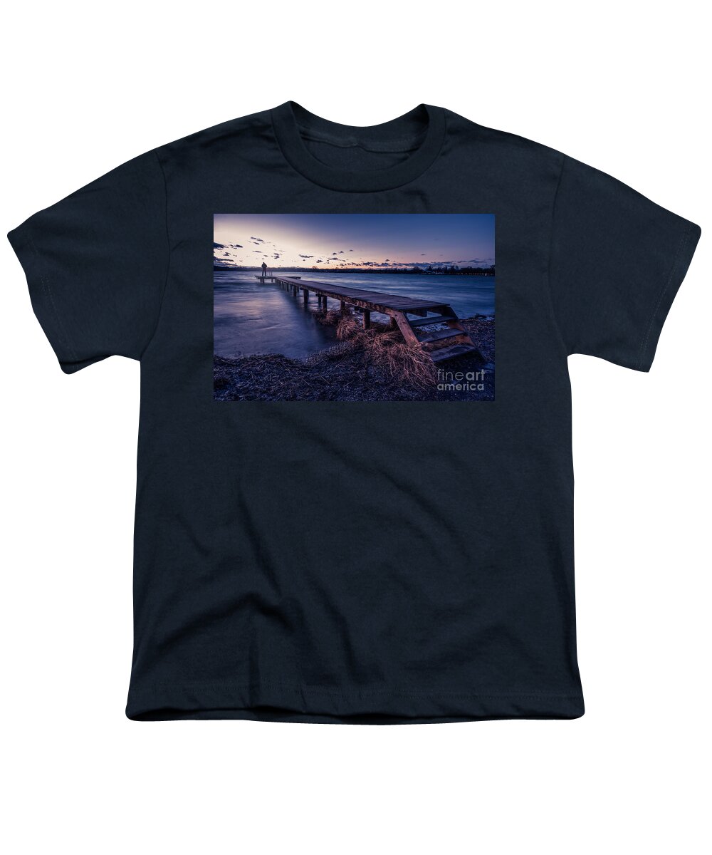 Ammersee Youth T-Shirt featuring the photograph Good bye and thank you by Hannes Cmarits