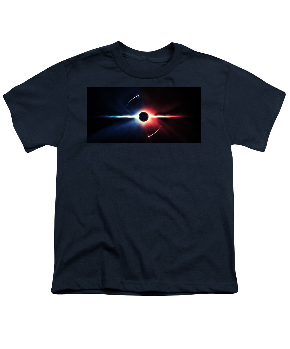 Sci Fi Youth T-Shirt featuring the digital art Sci Fi #11 by Maye Loeser