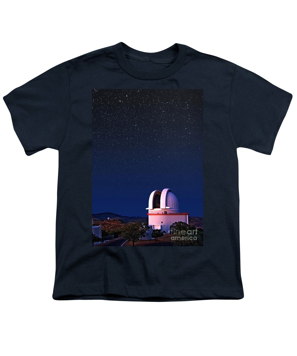 Hobby Eberly Youth T-Shirt featuring the photograph Mcdonald Observatory #3 by Larry Landolfi