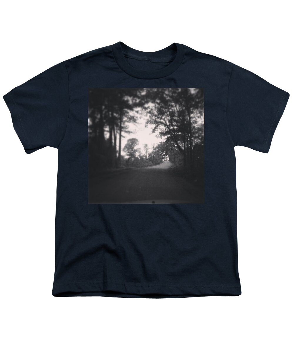 Road Youth T-Shirt featuring the photograph Tunnel Vision by Haley Marie Theoboldt