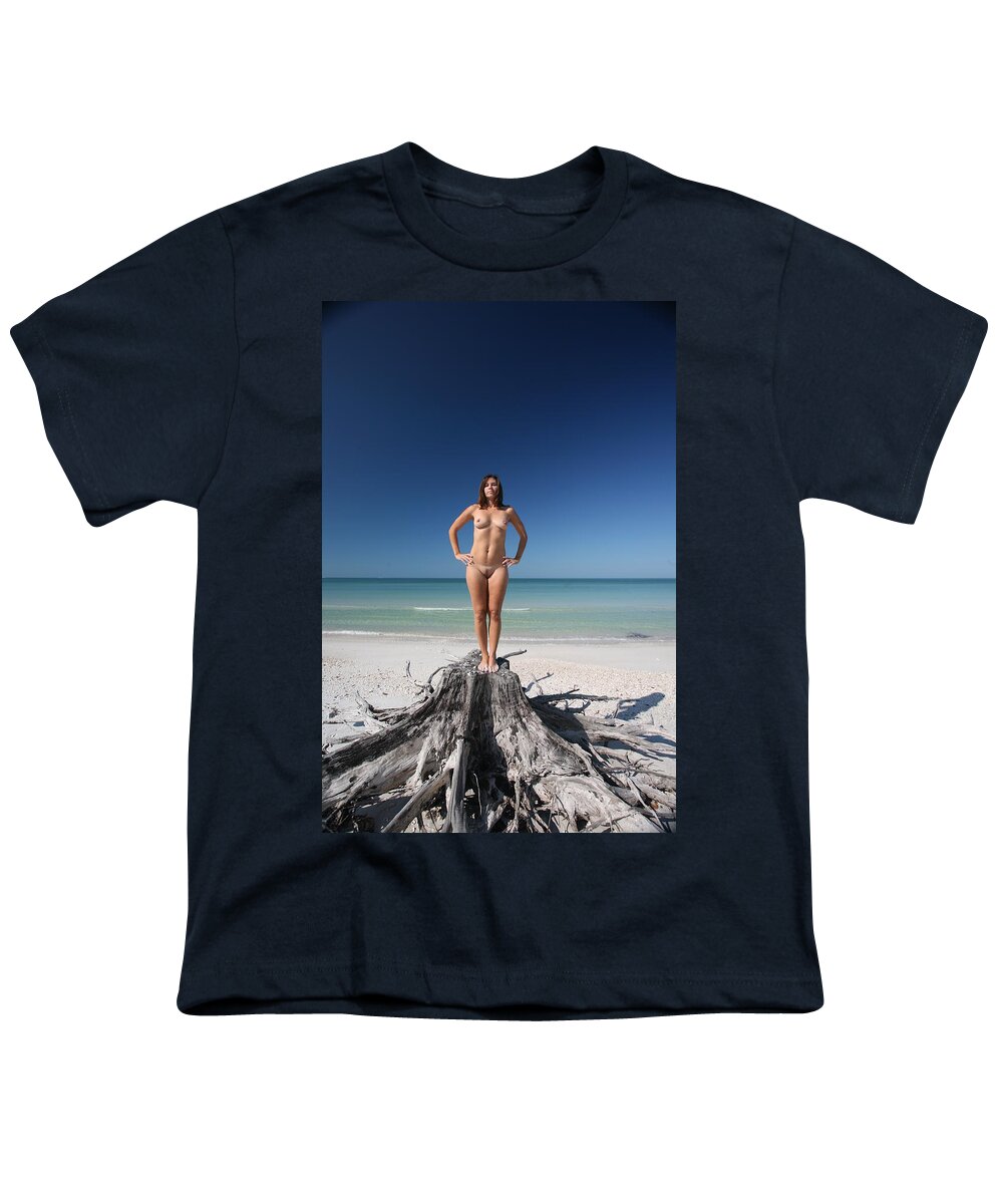Www.naturesexoticbeauty.com Youth T-Shirt featuring the photograph Beach Girl #6 by Lucky Cole