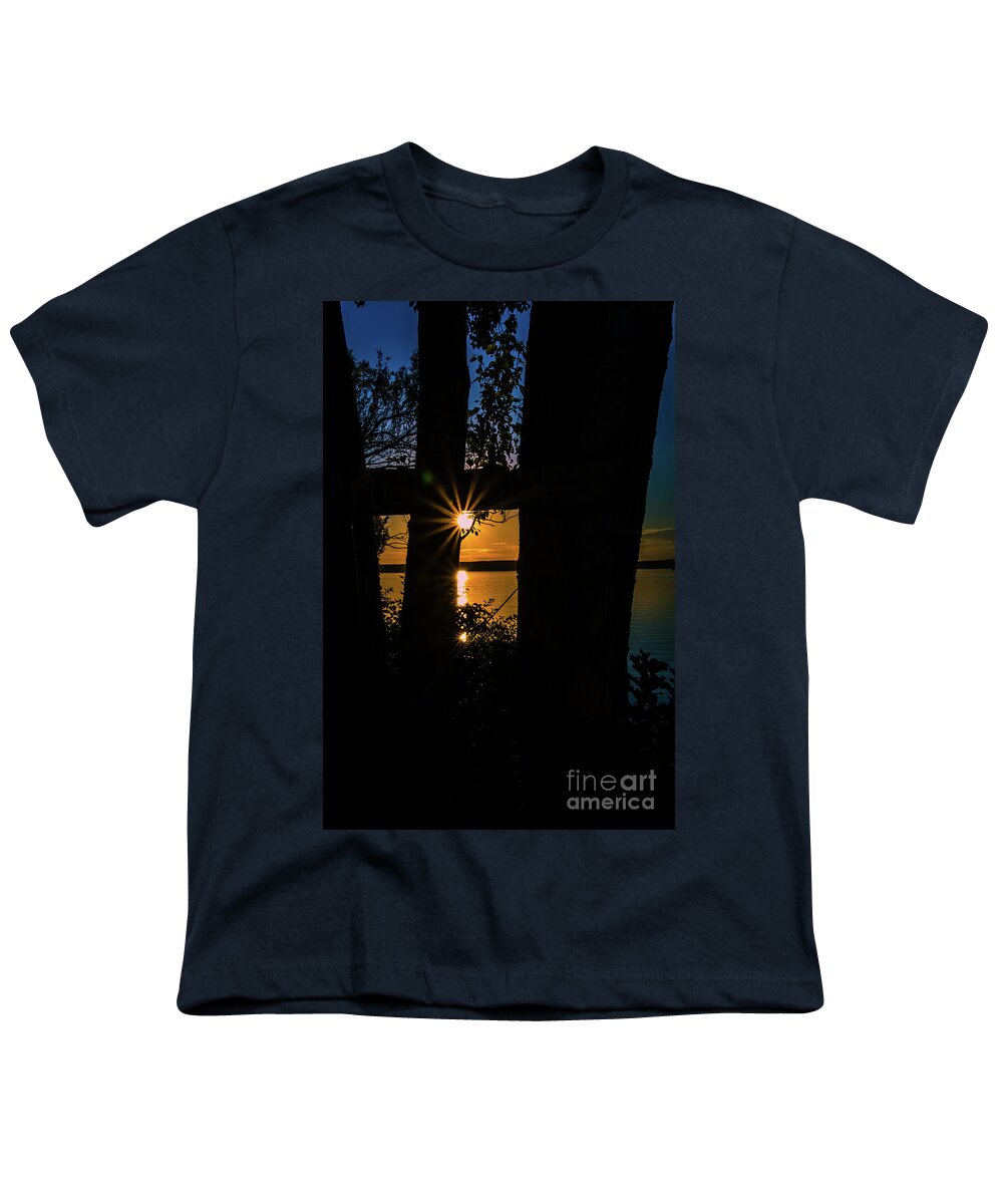 Sunset Youth T-Shirt featuring the photograph A Blissful Evening by Deborah Klubertanz