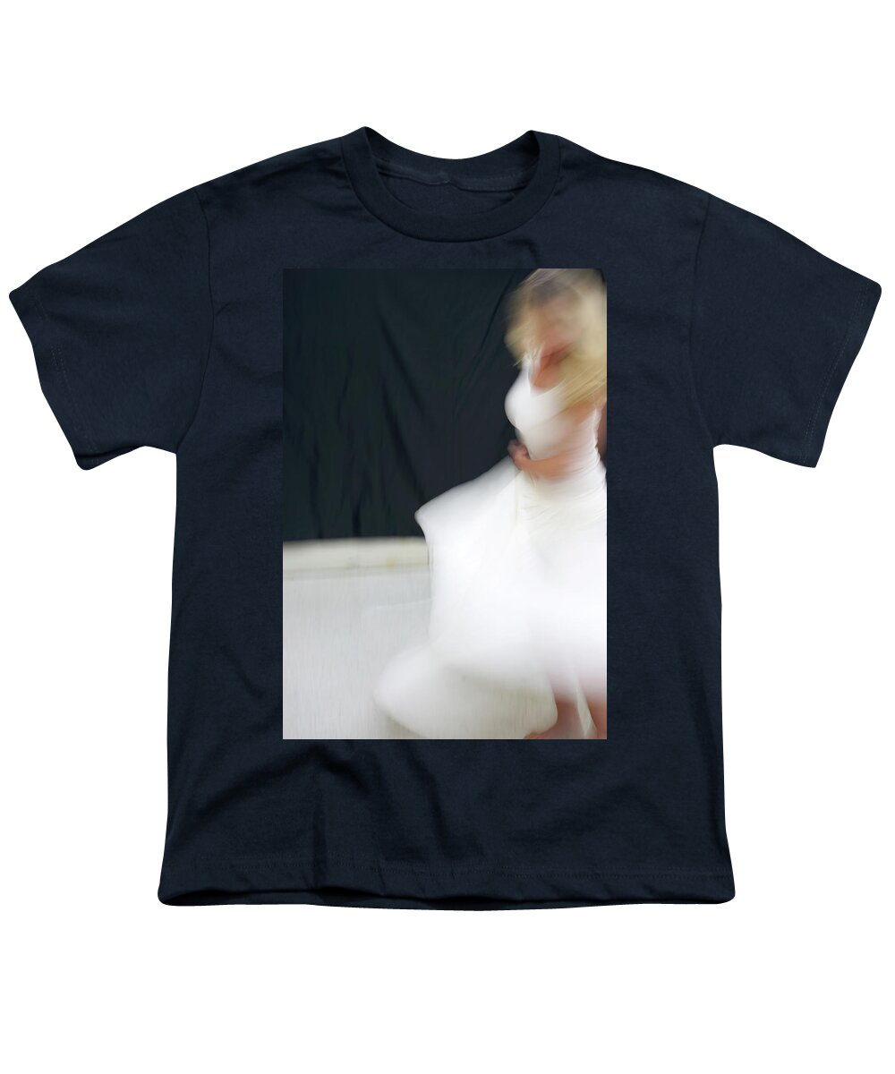 Dance Youth T-Shirt featuring the photograph A Dance in White #1212 by Raymond Magnani