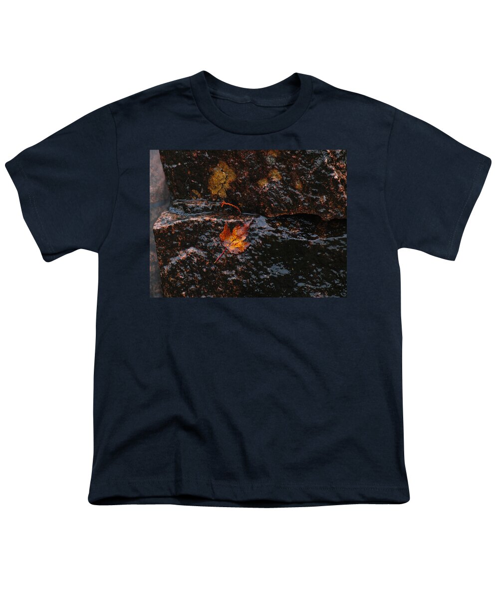 Acadia Np Youth T-Shirt featuring the photograph Acadia Waterfall by Juergen Roth