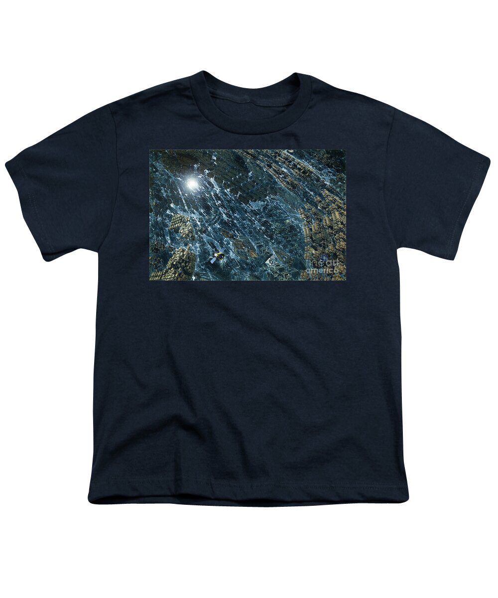 Earth Youth T-Shirt featuring the digital art After Earth by Jonas Luis