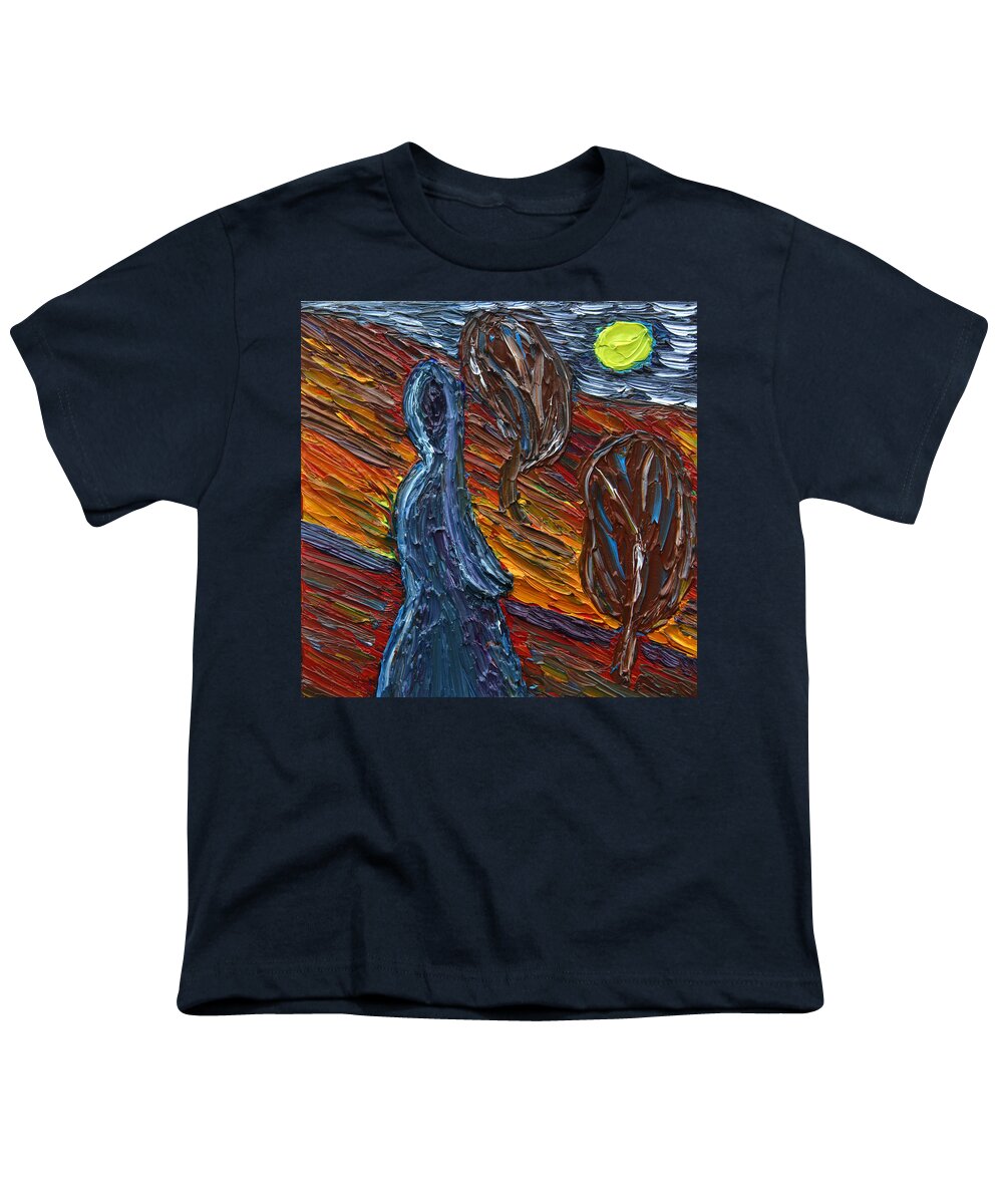 Desire Youth T-Shirt featuring the painting Aspiration by Vadim Levin