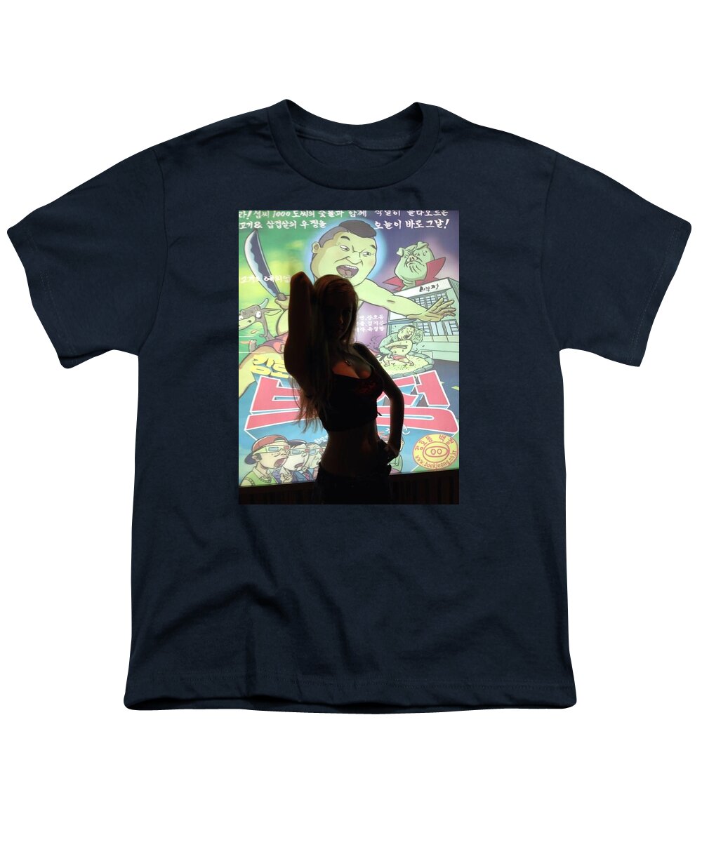 Female Youth T-Shirt featuring the photograph Assasin by Saxon Cote