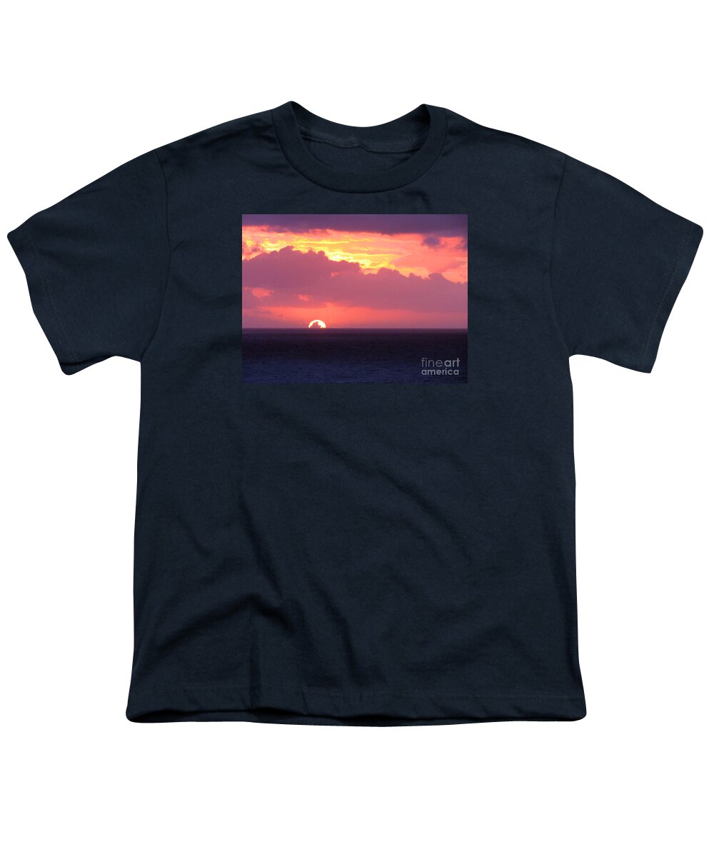 Sunrise Youth T-Shirt featuring the photograph Sunrise Interrupted by Rick Locke - Out of the Corner of My Eye