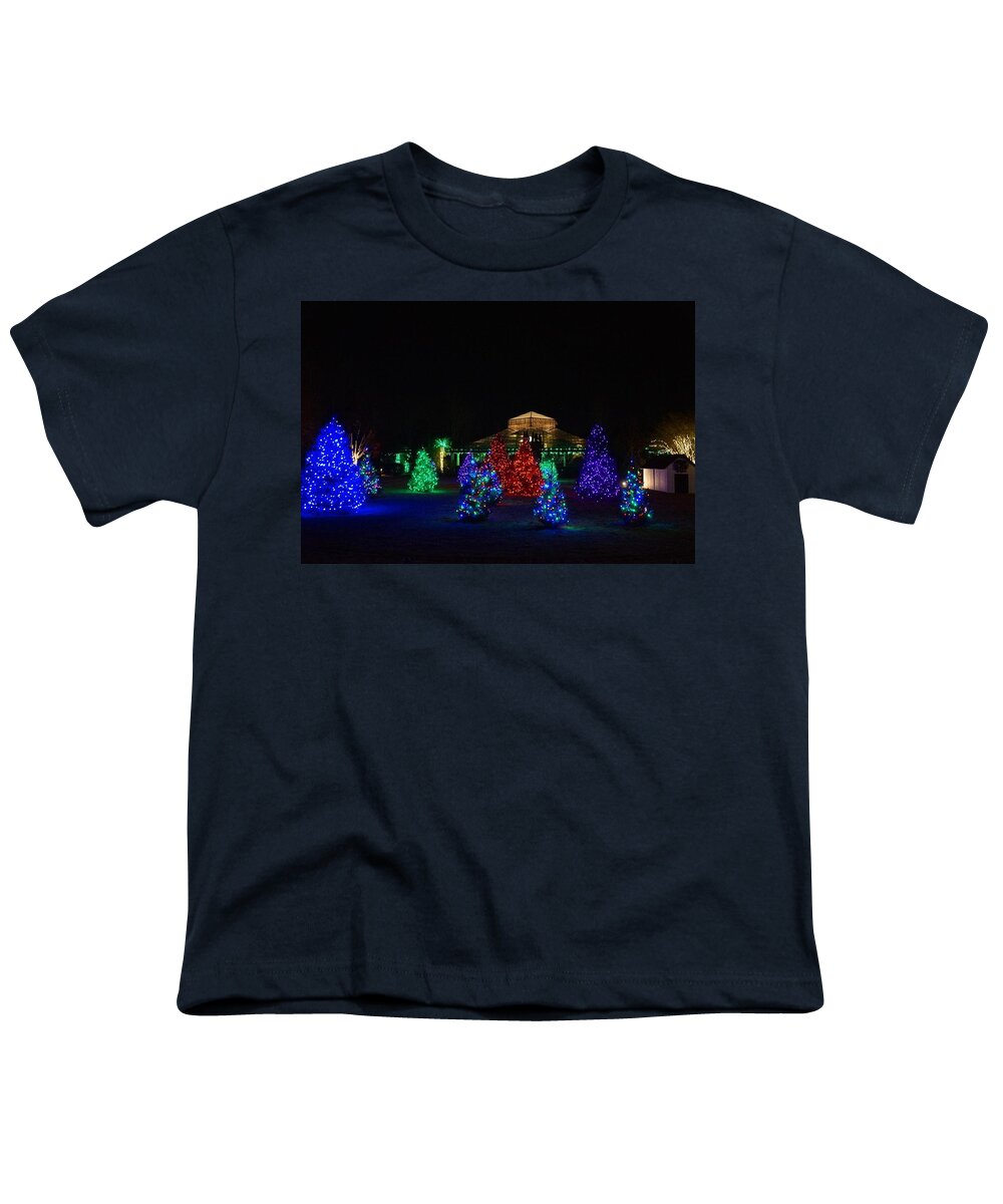  Youth T-Shirt featuring the photograph Christmas Garden 7 by Rodney Lee Williams