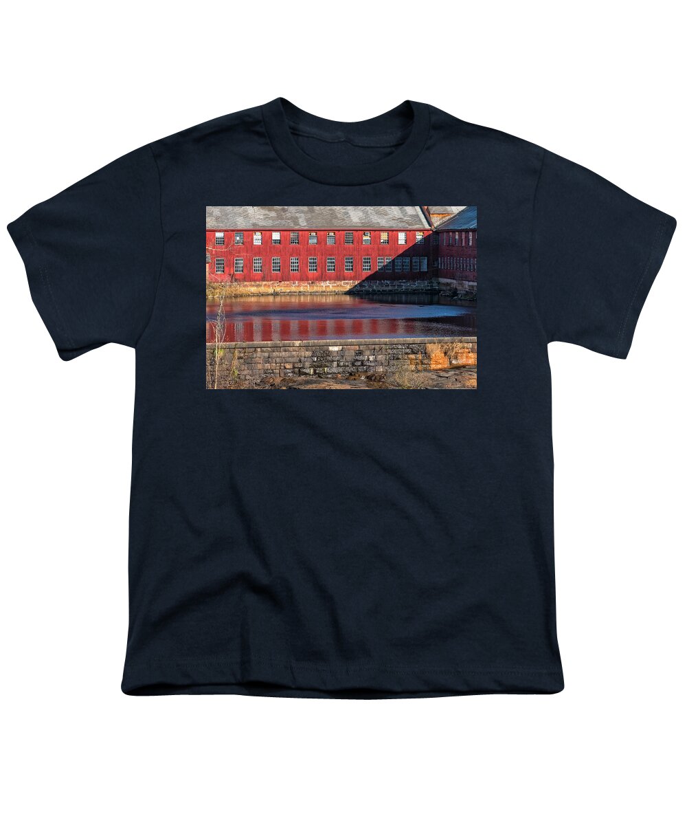 Canton Connecticut Youth T-Shirt featuring the photograph Collins Company by Tom Singleton