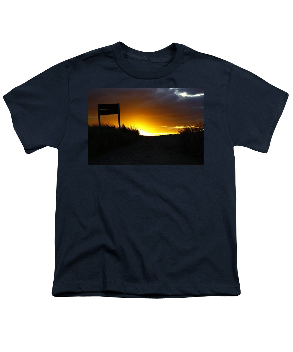 Sunset Youth T-Shirt featuring the photograph Days End by Greg DeBeck