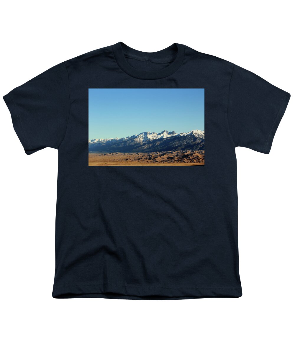 Great Sand Dunes Youth T-Shirt featuring the photograph Great Sand Dunes Morning by David Diaz