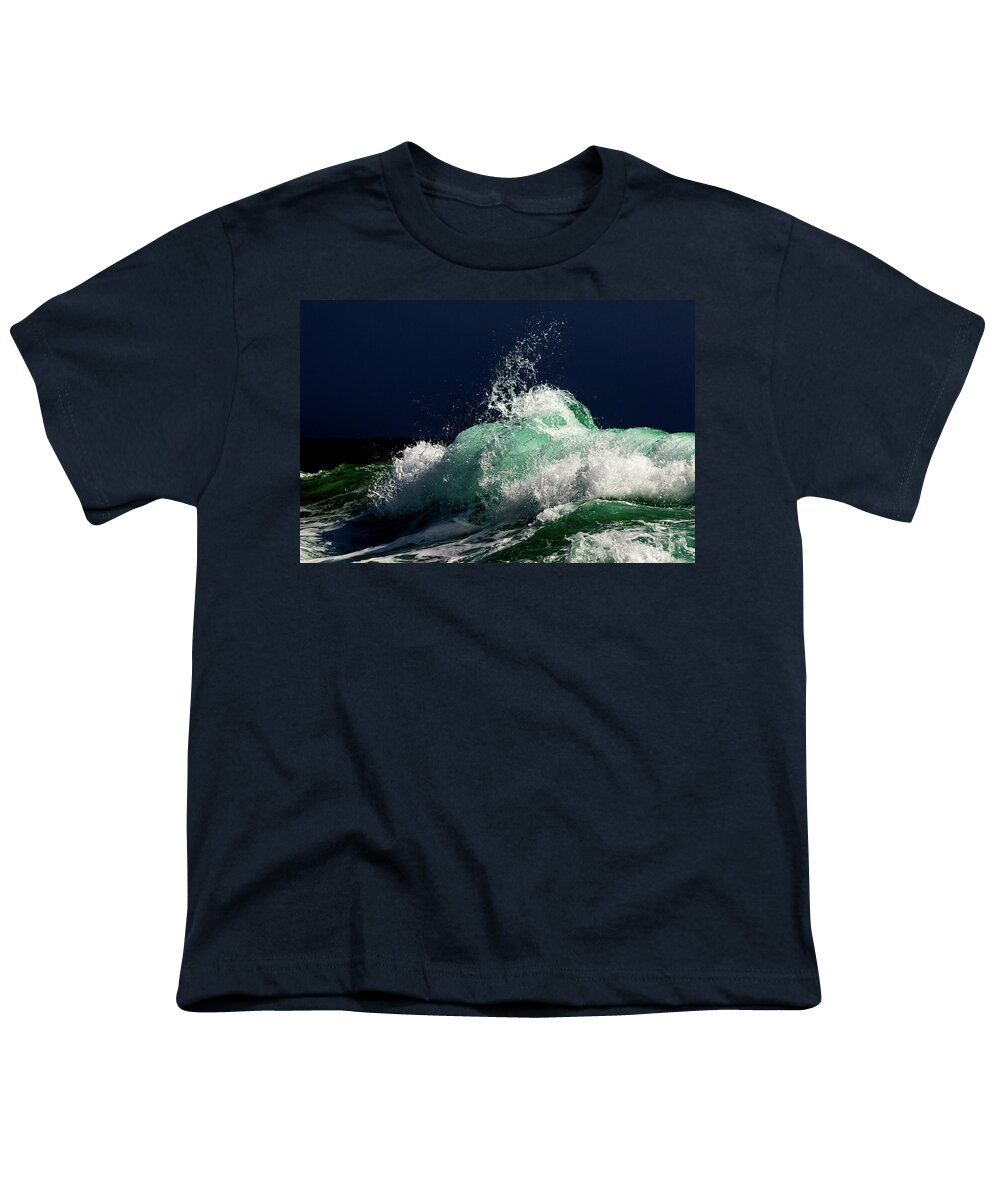 Sea Youth T-Shirt featuring the photograph Green Storm by Stelios Kleanthous