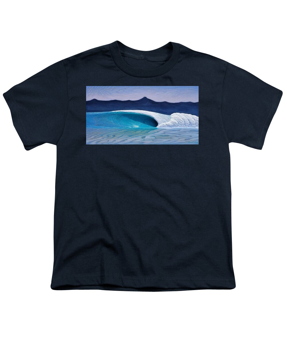 Surf Art Youth T-Shirt featuring the painting Ingrained Energy by Nathan Ledyard