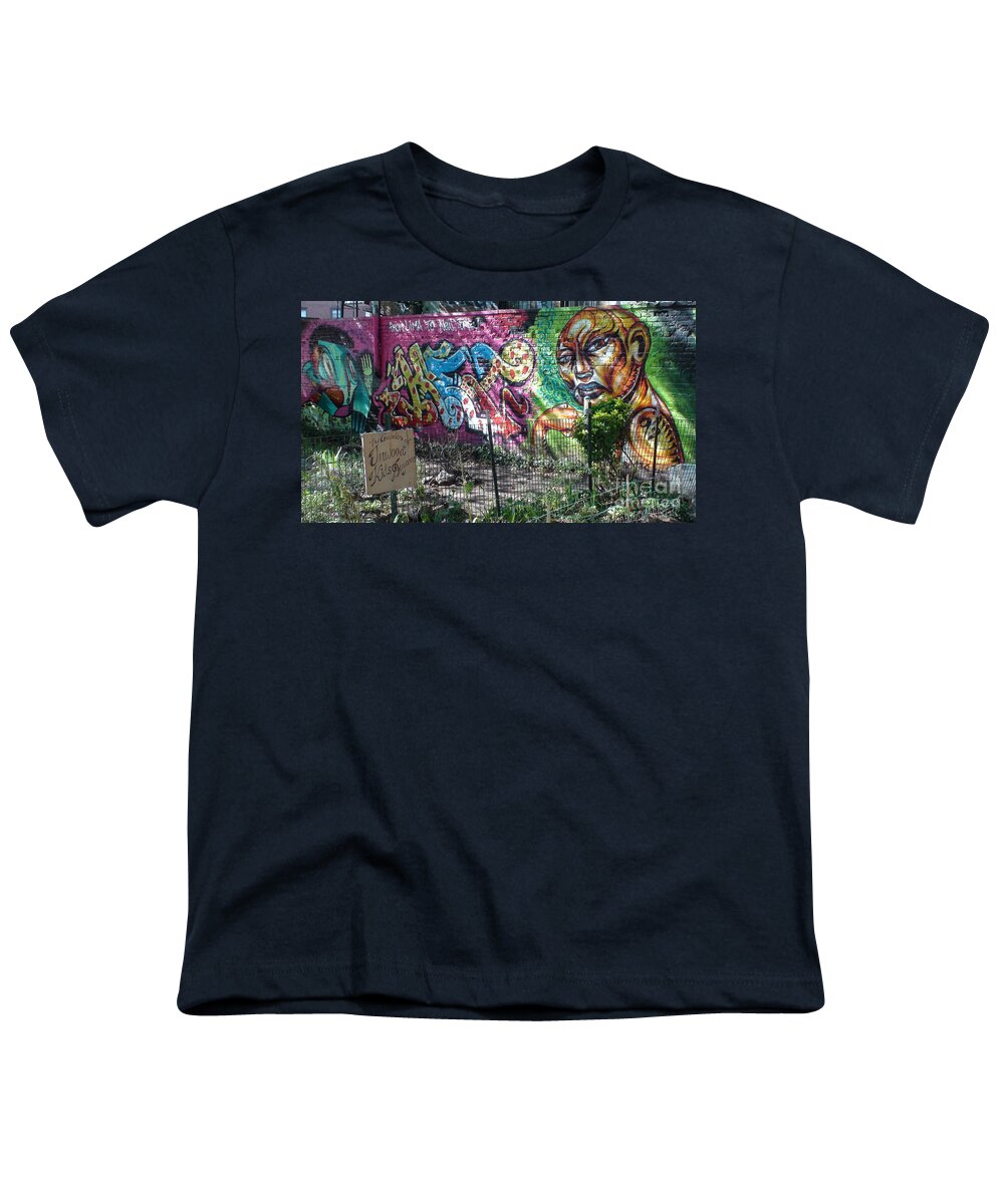 Inwood Youth T-Shirt featuring the photograph Isham Park Graffiti by Cole Thompson